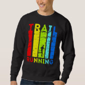 Sweatshirt Trailrunning Trailrunner Running Artwork Trail Run (Devant)