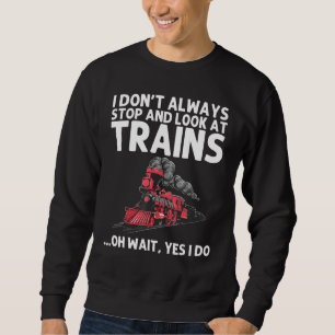 Sweatshirt Train cool Pour Hommes Femmes Transport Ferroviair