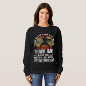 Sweatshirt Train Hard Don't Be Afraid Aikido Karate Jiu Jitsu (Devant entier)