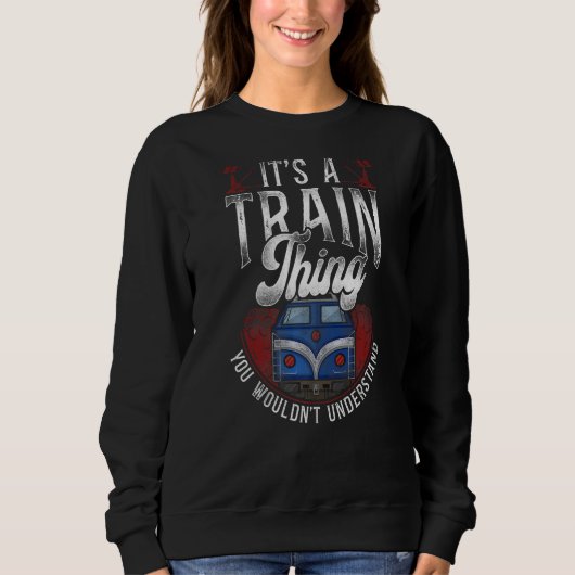 Sweatshirt Trainspotting Locomoti (Devant)