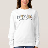 Sweatshirt Traitement des patients Technicien Dons PCT (Devant)