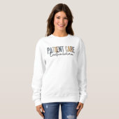 Sweatshirt Traitement des patients Technicien Dons PCT (Devant entier)