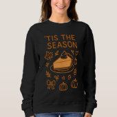Sweatshirt Tranche à secteurs citrouille | Chute de Thanksgiv (Devant)