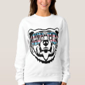 Sweatshirt Trans Mama Oear Fier Maman Ally Transgenre Arc-en- (Devant)