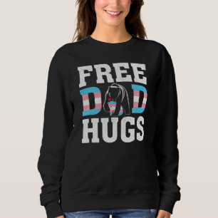 Sweatshirt Trans Papa Ours Papa Libre Ennuis Arc-en-ciel Tran
