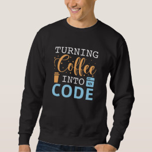 Sweatshirt Transformer Le Café En Code