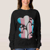 Sweatshirt Transgender Flag Day MTF FTM Pride Trans Transgend (Devant)