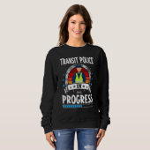 Sweatshirt Transit Police In Progress Trainee Student (Devant entier)