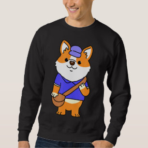 Sweatshirt Transporteur Corgi Mail Pour Travailleur Postal