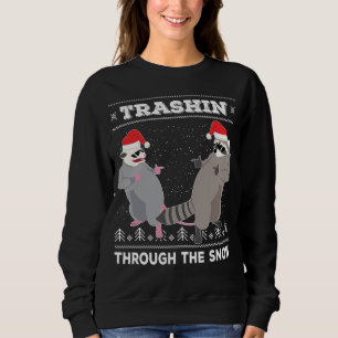 Sweatshirt Trashin À Travers La Gang Des Ordures De Neige Opo