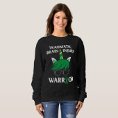 Sweatshirt Traumatic Brain Injury Survivor Unicorn TBI Warrio (Devant entier)