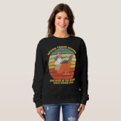 Sweatshirt Travail De L'Employé À Domicile Du Mois Depuis Le (Devant entier)