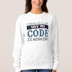 Sweatshirt Travail du code