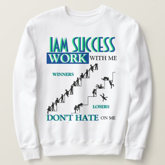 SWEATSHIRT TRAVAILLE AVEC MOI (Design devant)