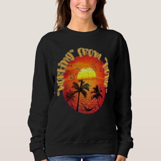 Sweatshirt Travailler De La Maison Comme Nomade Numérique Dan (Devant)