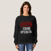 Sweatshirt Travailleur du chantier de construction d'un explo (Devant entier)