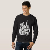 Sweatshirt Traverser le feu (Devant entier)