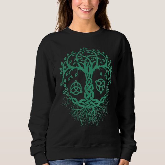 Sweatshirt Tree Of Life Yggdrasil Viking Celtic Norse Myths (Devant)