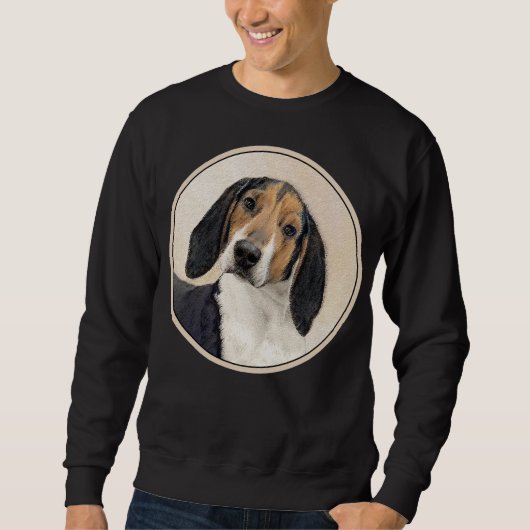 Sweatshirt Treeing Walker Coonhound Peinture - Art original (Devant)