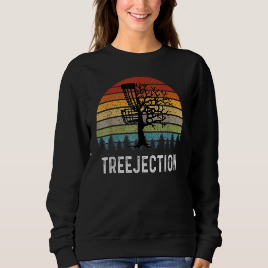 Sweatshirt Treejection Funny Disc Golf Frisbee For Men Women (Devant)