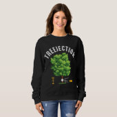 Sweatshirt Treejection Funny Disque Golf Lecteur Frisbee Golf (Devant entier)