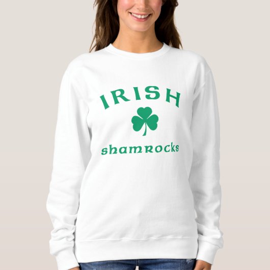 Sweatshirt Trèfles irlandais (Devant)