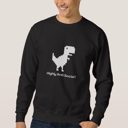 Sweatshirt Très antisocial - Introverti (Devant)