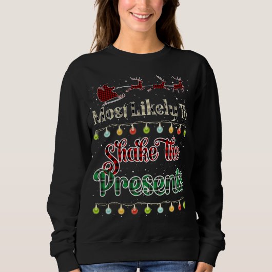 Sweatshirt Très Probable De Secouer Les Présents Buffal De Sa (Devant)