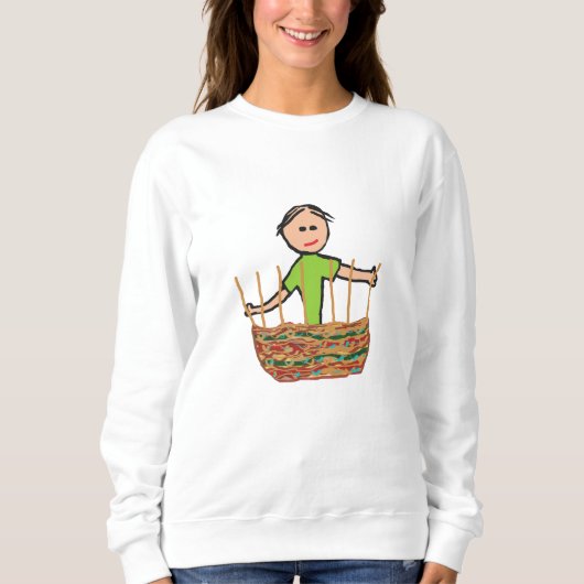Sweatshirt Tressage de paniers (Devant)