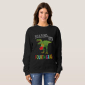 Sweatshirt Trex Dinosaur Rawring En 4e Année (Devant entier)