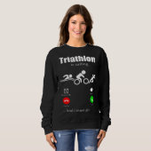 Sweatshirt Triathlon  Competition Swim Bike Run (Devant entier)