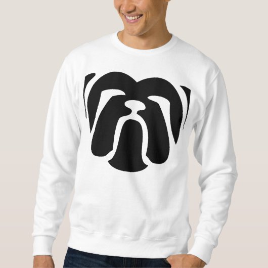 Sweatshirt tribal de bouledogue (Devant)