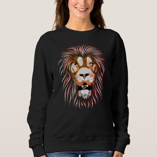 Sweatshirt Tribal Lion (Devant)