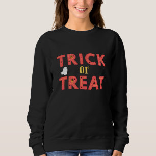 Sweatshirt Trick or Treat Black Women's