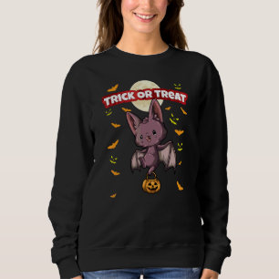 Sweatshirt Trick Or Treat Épouvantable Créature Salle Hallowe
