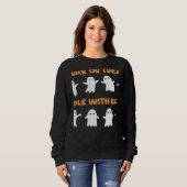 Sweatshirt Trick or Treat People With Kindness Halloween (Devant entier)