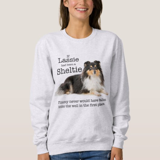 Sweatshirt tricolore de Sheltie de Timmy (Devant)