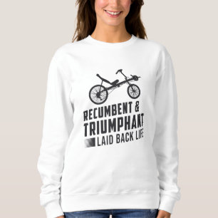 Sweatshirt Tricycle Recumbent & Triumphant Vintage Retro