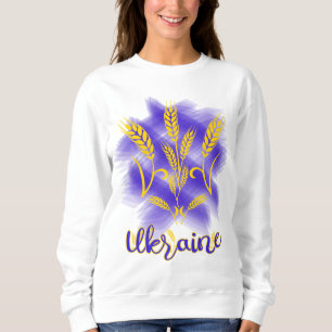 Sweatshirt Trident ukrainien fait d'oreille de blé