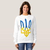 Sweatshirt Trident ukrainien polygonal faible (Devant entier)