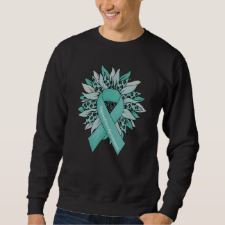 Sweatshirt Trigeminal Neuralgia Awareness Shirts Teal Sunflow