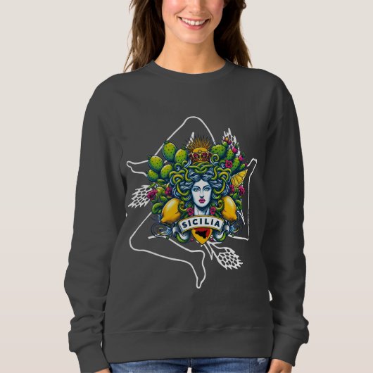 Sweatshirt Trinacrie sicilienne (Devant)