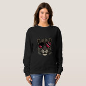 Sweatshirt Trinidad And Tobago Tobagonian Pride Leopard Sungl (Devant entier)