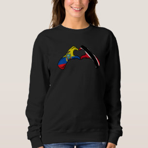 Sweatshirt Trinidad et Tobago Drapeau Équateur Mélange de Coe