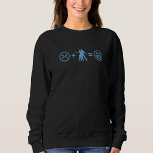Sweatshirt Triste Visage Plus Tango Danser Égal Sourire Heure