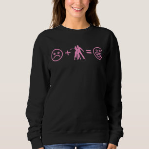 Sweatshirt Triste Visage Plus Tango Danser Égal Sourire Heure