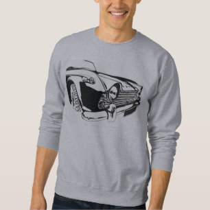 Sweatshirt Triumph TR4 Une voiture dynamique Hikingduck