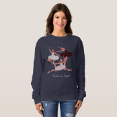 Sweatshirt Trois Ballerinas mignonnes (Devant entier)