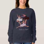 Sweatshirt Trois Ballerinas mignonnes (Devant)