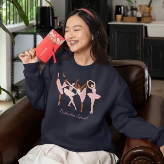 Sweatshirt Trois Ballerinas mignonnes